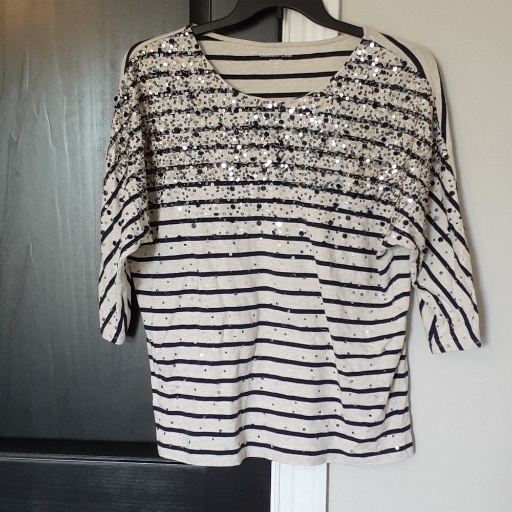 Cold water creek quarter length sleeve